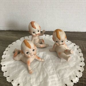 Vtg Bisque Kewpie Figurines